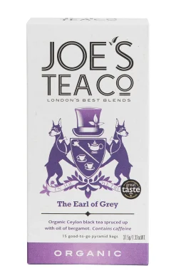 Joe's Tea Co. The Earl of Grey 15x Biodegradeable Pyramid Bags 15 bags