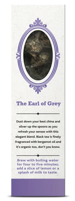 Joe's Tea Co. The Earl of Grey 15x Biodegradeable Pyramid Bags 15 bags
