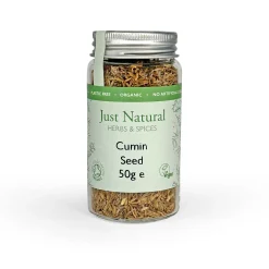 Just Natural Herbs Organic Cumin Seeds 50g