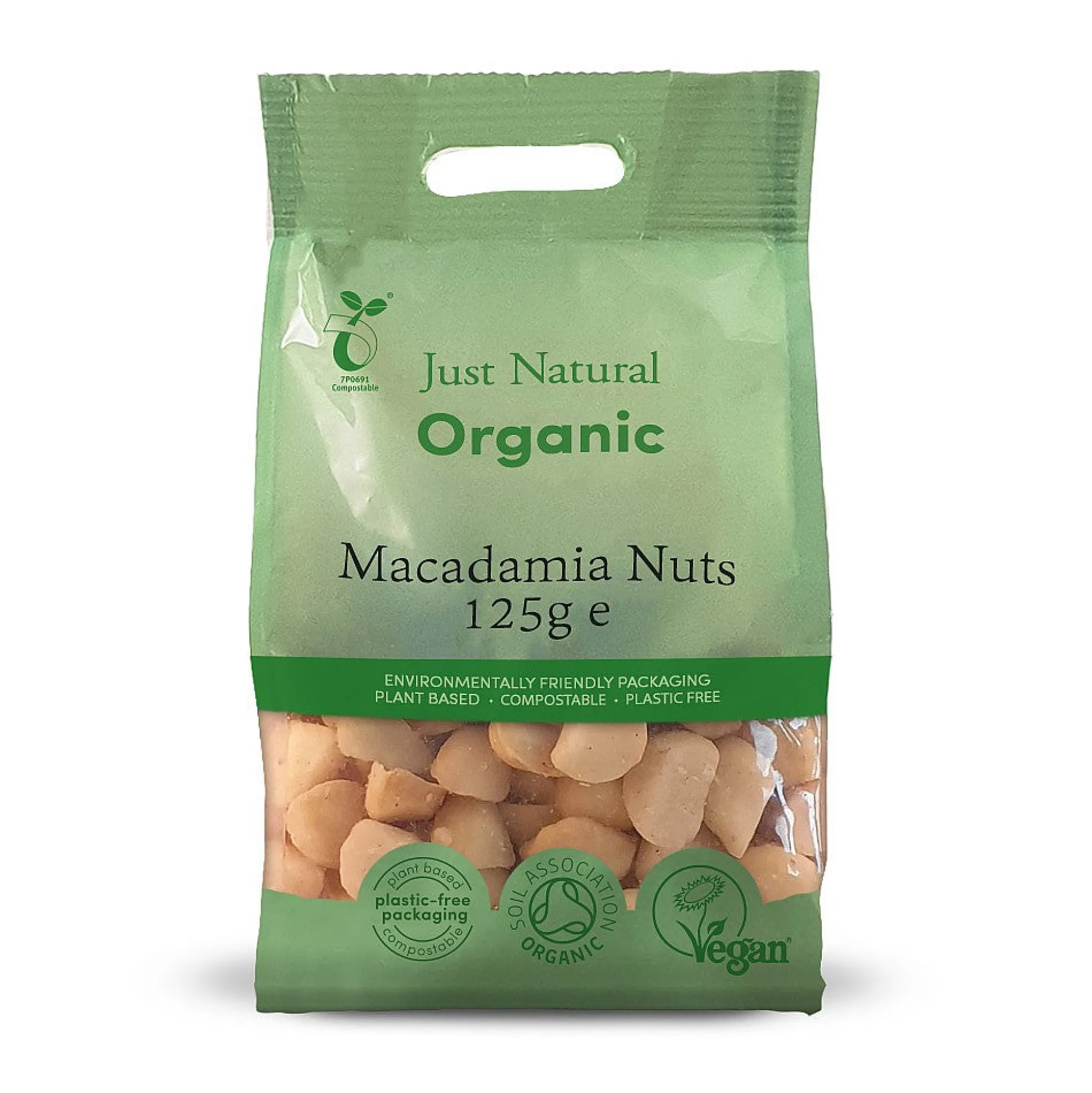Just Natural Macadamia Nuts 125g