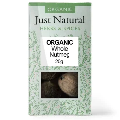 Just Natural Whole Nutmeg 20g