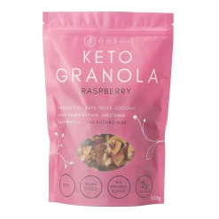 Keto Hana Keto Friendly Granola - Raspberry 300g