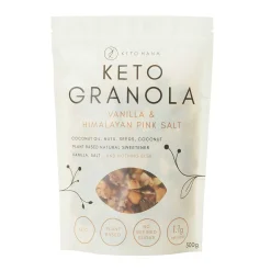 Keto Hana Keto Friendly Granola - Vanilla & Pink Himalayan Salt 300g