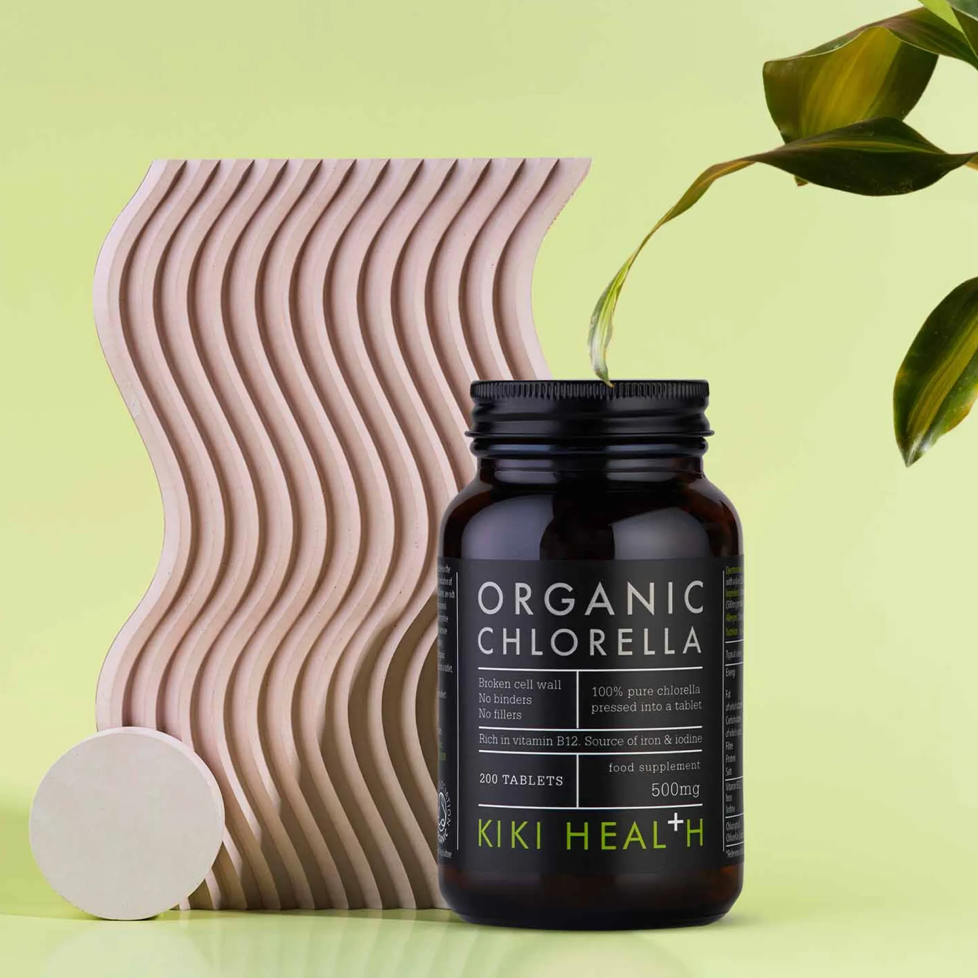 KIKI Health Organic Chlorella 200 tabs