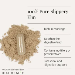 KIKI Health Organic Slippery Elm 60 caps