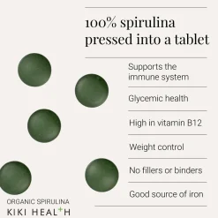 KIKI Health Organic Spirulina 200 tabs