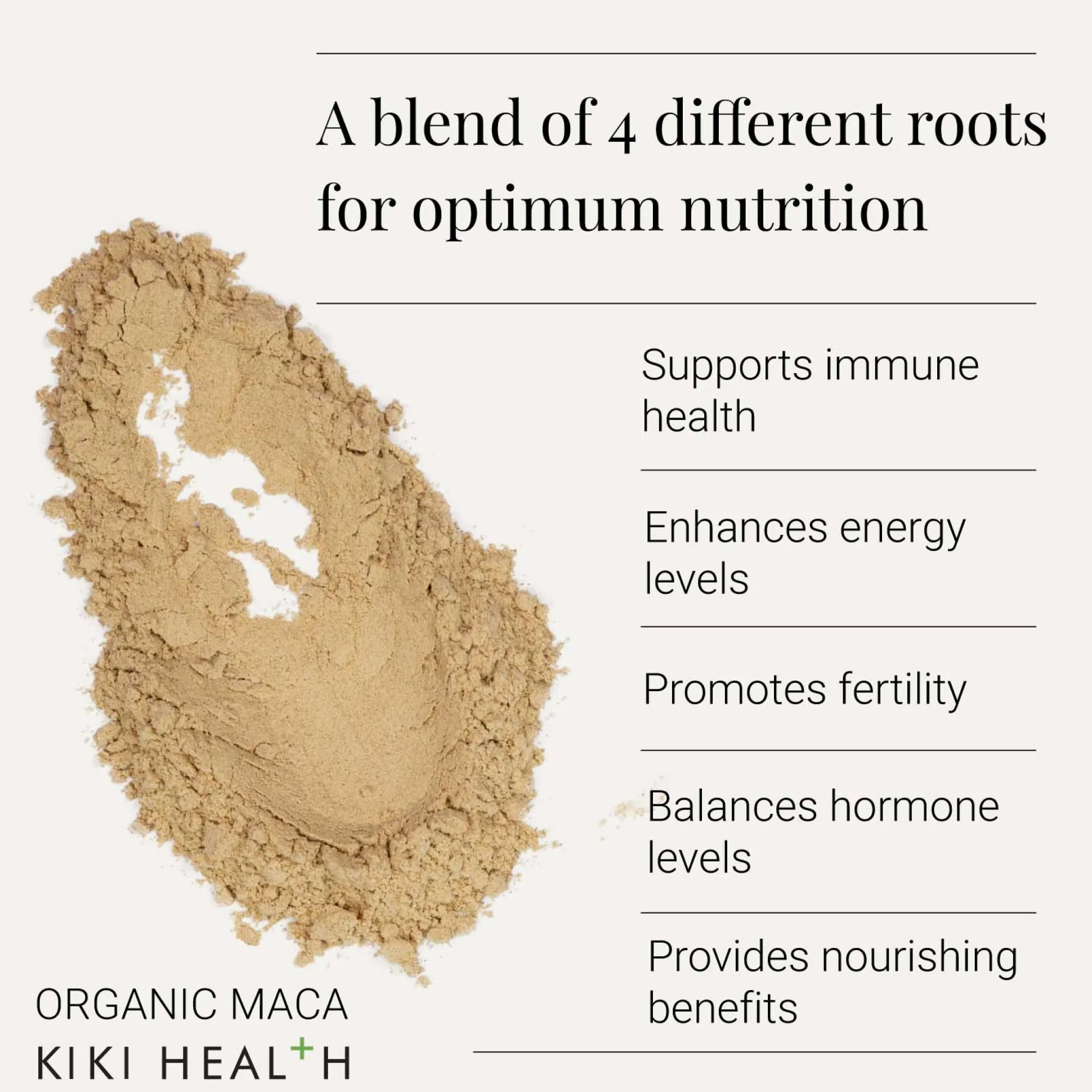 KIKI Premium 4 Root Maca Powder 100g
