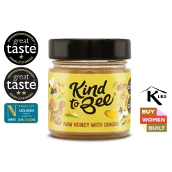 Kind to Bee Honey with Fresh Ginger Root 250g