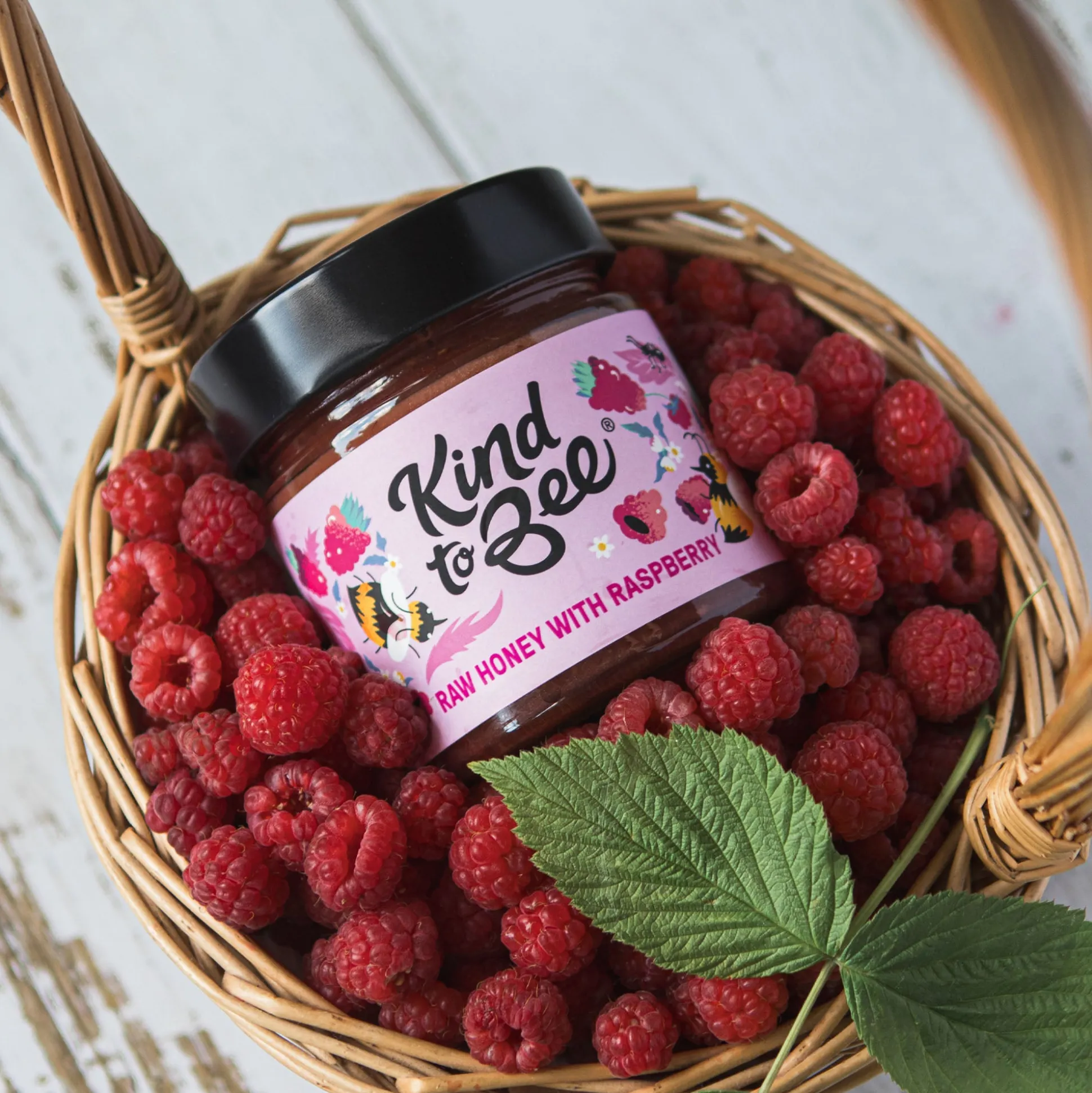 Kind to Bee Honey with Raspberry 250g