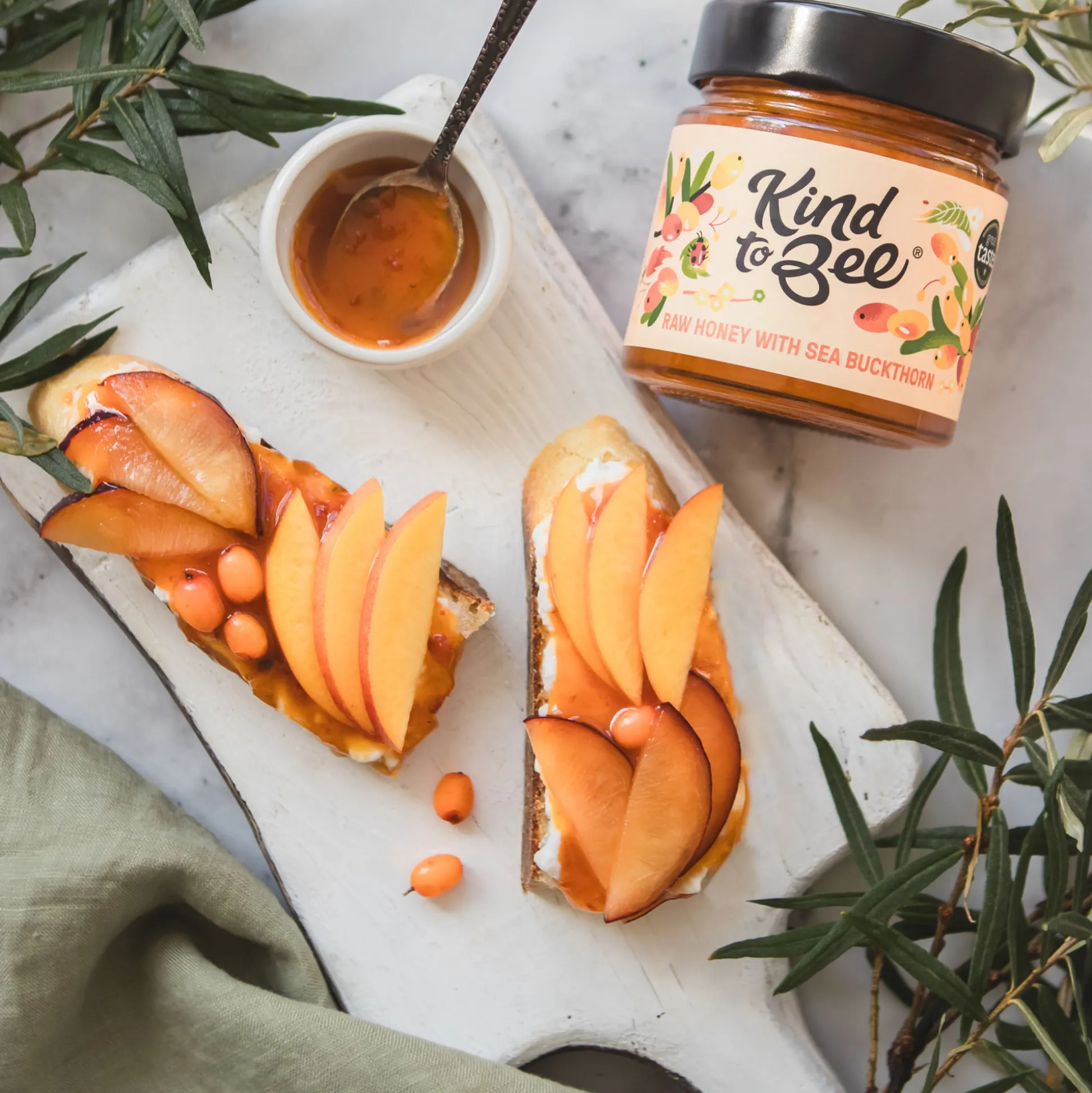 Kind to Bee Honey with Sea Buckthorn 250g