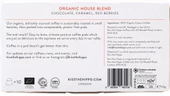 Kiss the Hippo Coffee Organic House Blend Pods 10 pods