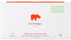 Kiss the Hippo Coffee Organic House Blend Pods 10 pods