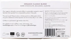 Kiss the Hippo Coffee Organic Classic Blend Pods 10 pods