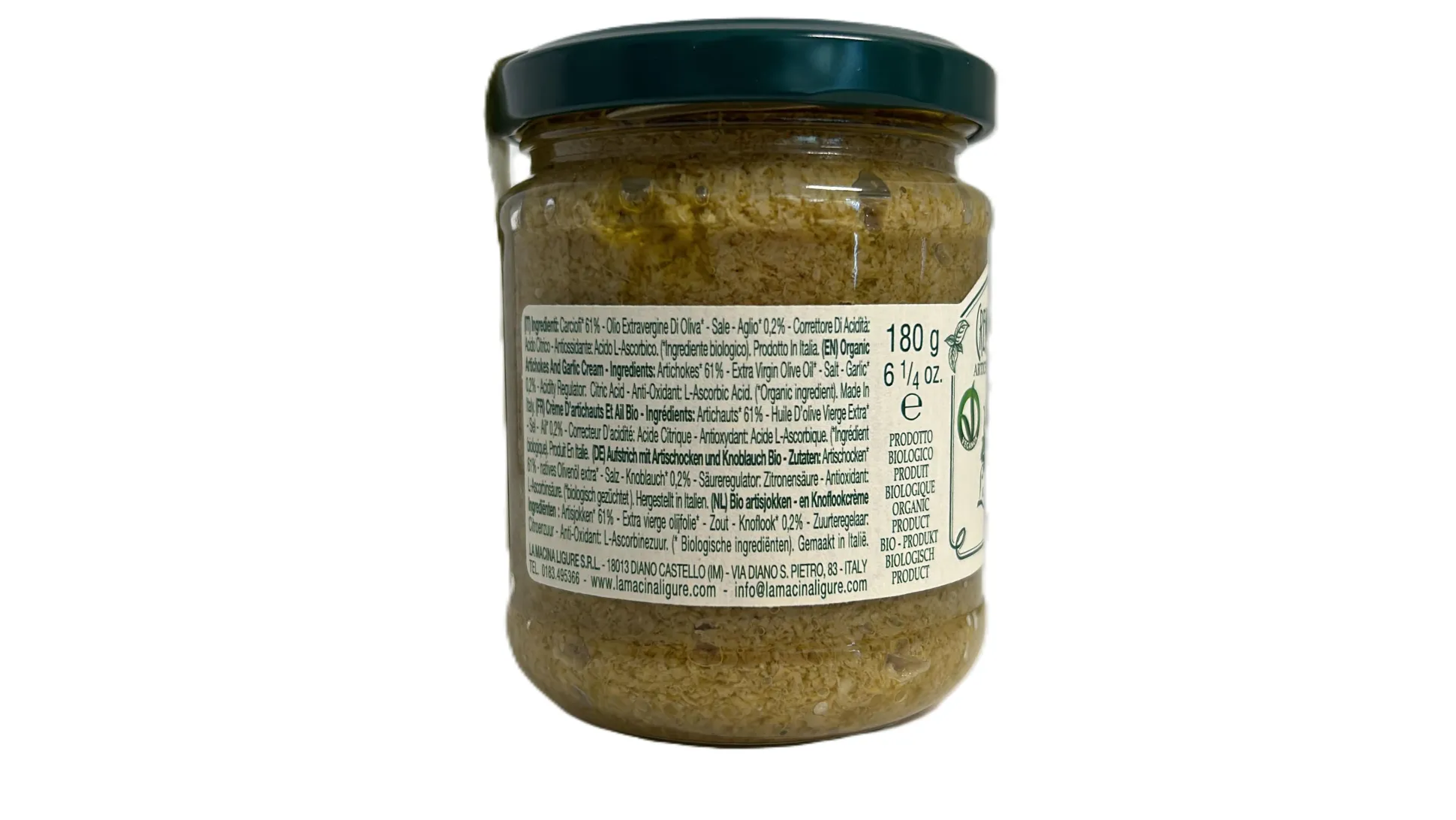 La Macina Ligure Artichoke and Garlic Cream 180g
