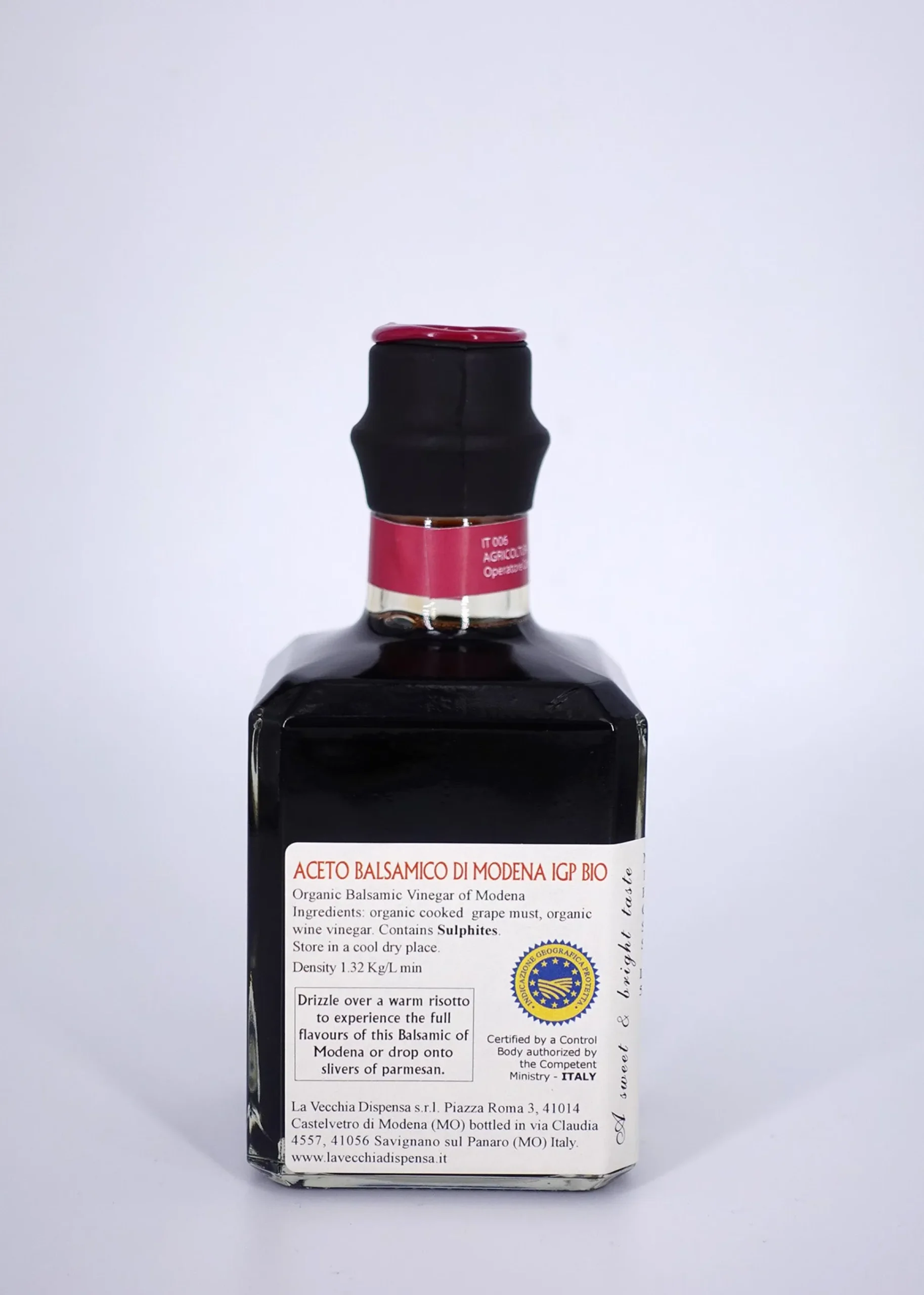La Vecchia Dispensa Organic Gold Label Balsamic Vinegar 250ml