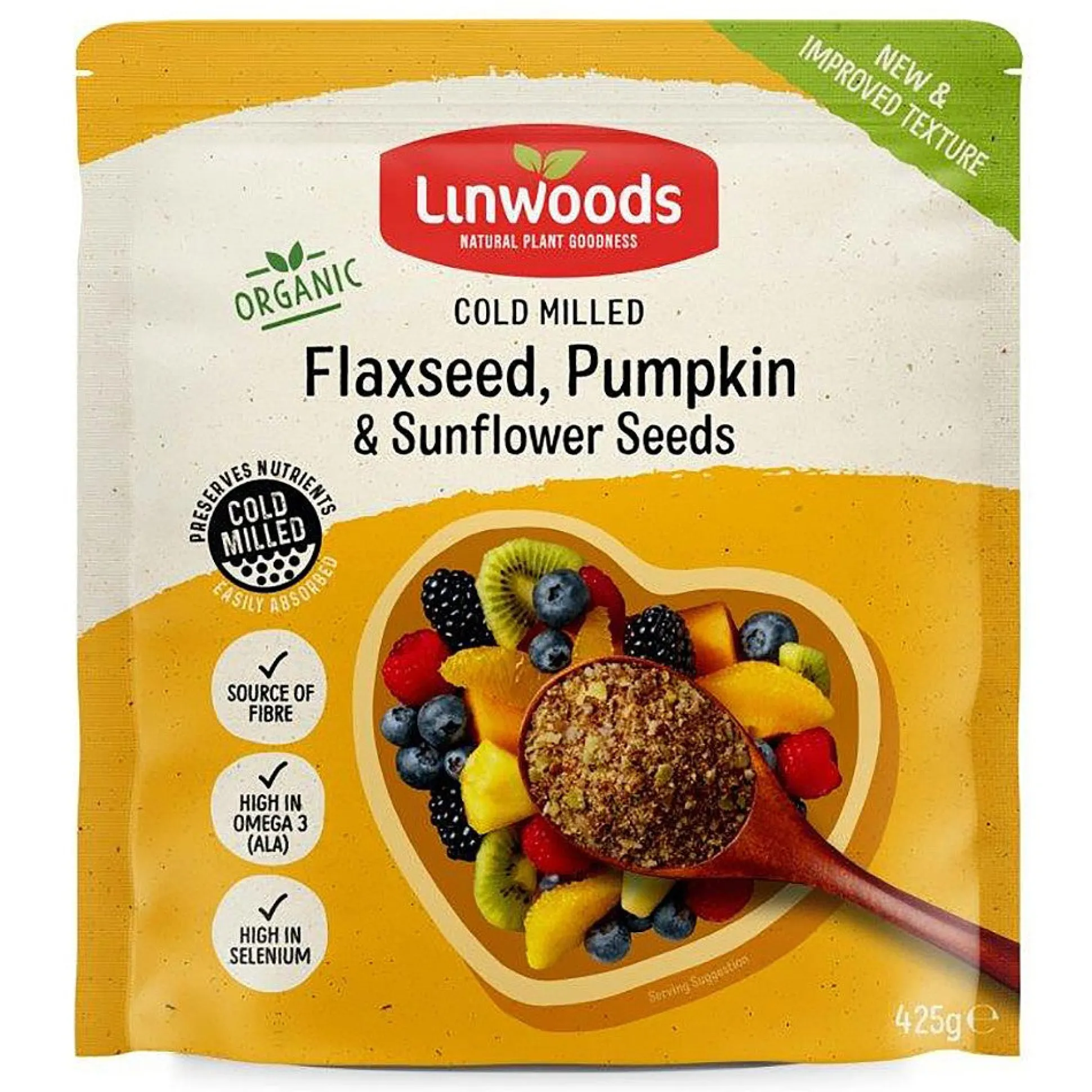 Linwoods Milled Flaxseed, Sunflower & Pumpkin Seeds 425g