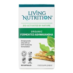 Living Nutrition Fermented Ashwagandha 60 Caps