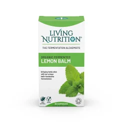 Living Nutrition Fermented Lemon Balm 60 Caps