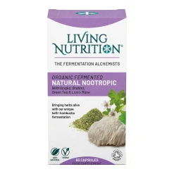 Living Nutrition Fermented Natural Nootropic 60 Caps