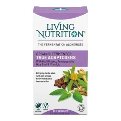 Living Nutrition Fermented True Adaptogens 60 Caps