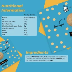 London Apron Low Sugar Almond Cookie 35g