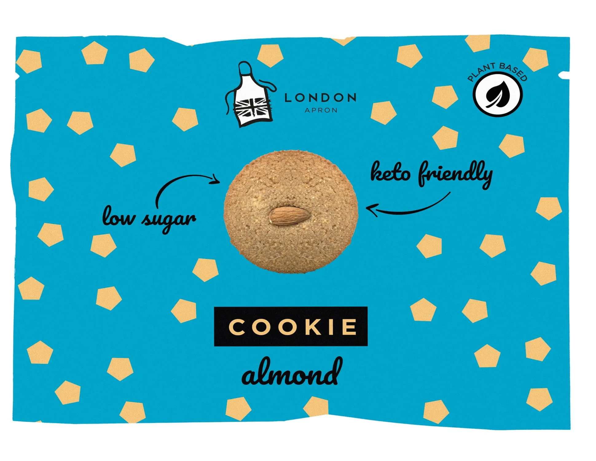 London Apron Low Sugar Almond Cookie 35g