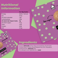 London Apron Low Sugar Raspberry Cookie 35g
