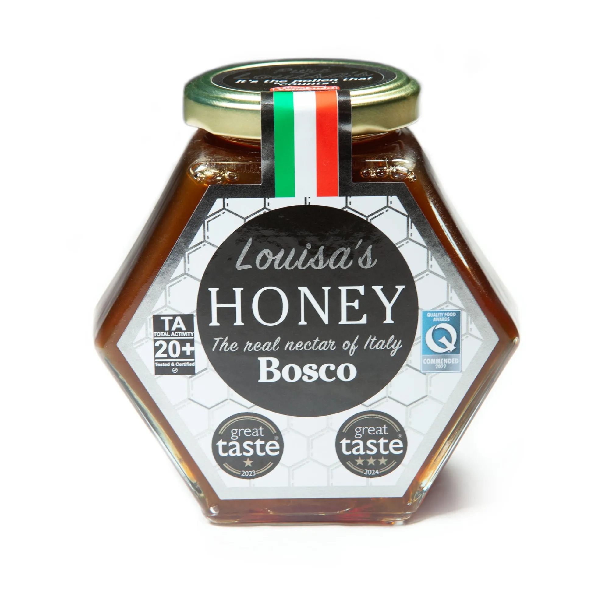 Louisa's Bosco Honey - Rating TA 20 + Comparative to 829 + MGO 400g