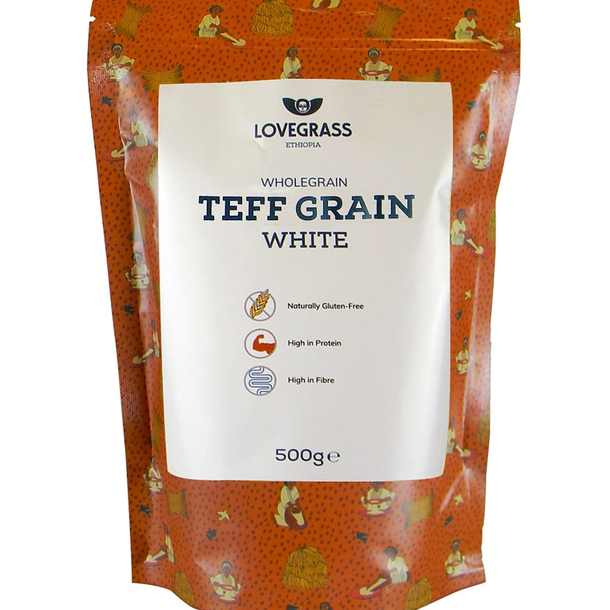 Lovegrass White Teff Grain 500g