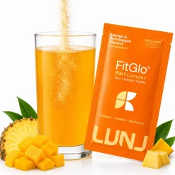 LUNJ FitGlo 8 in 1 Daily Complex Mango & Pineapple Flavour Single Sachet 1 Sachet