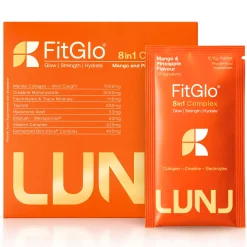 LUNJ FitGlo 8 in 1 Daily Complex Mango & Pineapple Flavour 14 Sachets