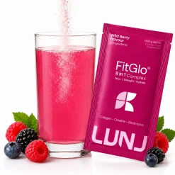LUNJ FitGlo 8 in 1 Daily Complex Wild Berry Single Sachet 1 Sachet