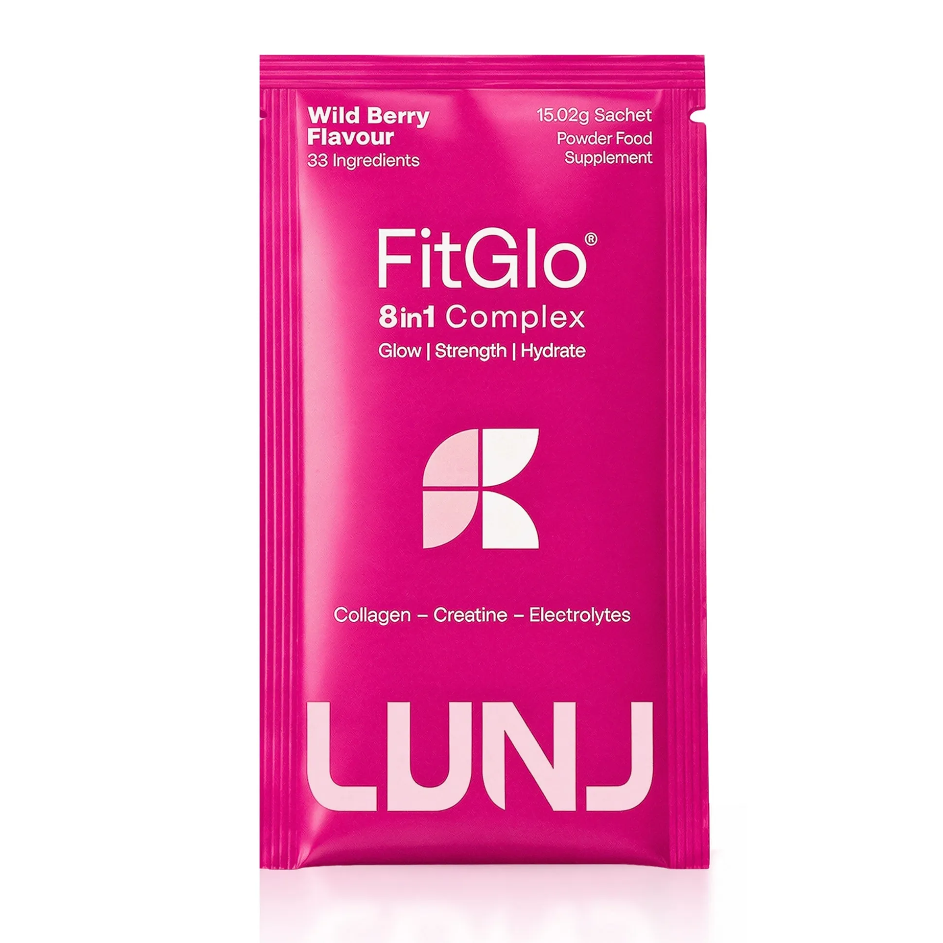 LUNJ FitGlo 8 in 1 Daily Complex Wild Berry Single Sachet 1 Sachet
