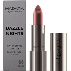 MADARA DAZZLE NIGHTS Satin Shine Lipstick, #501 FLATTERY 3g