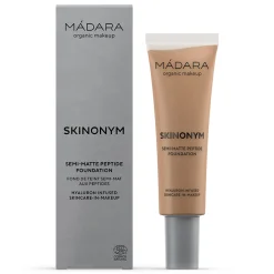 MADARA SKINONYM Semi-Matte Peptide Foundation, #65 WARM TAN 30ml