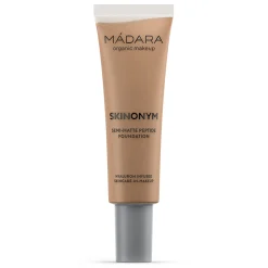 MADARA SKINONYM Semi-Matte Peptide Foundation, #65 WARM TAN 30ml