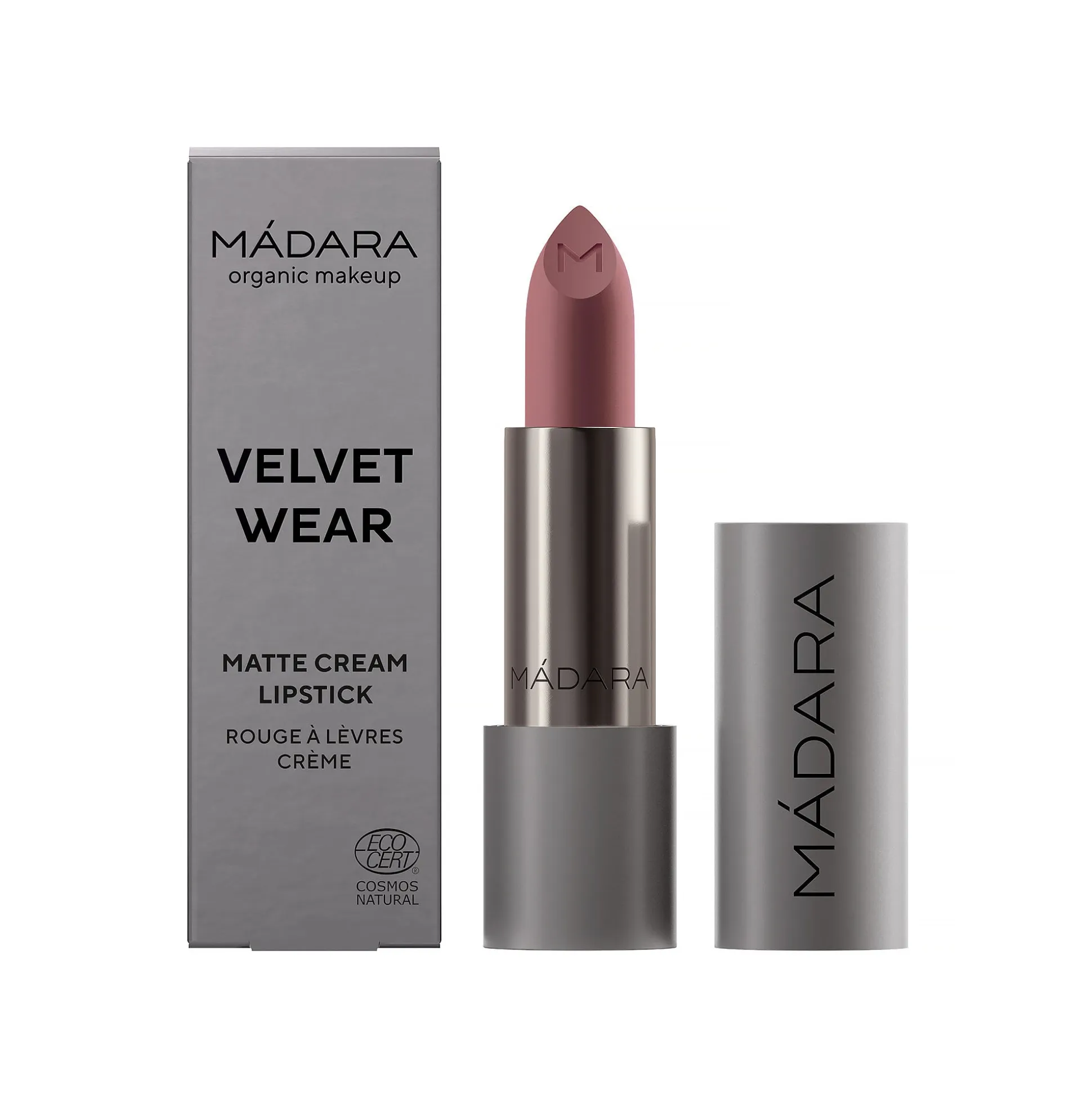MADARA VELVET WEAR Matte Cream Lipstick, #31 COOL NUDE 3g