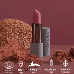 MADARA VELVET WEAR Matte Cream Lipstick, #31 COOL NUDE 3g