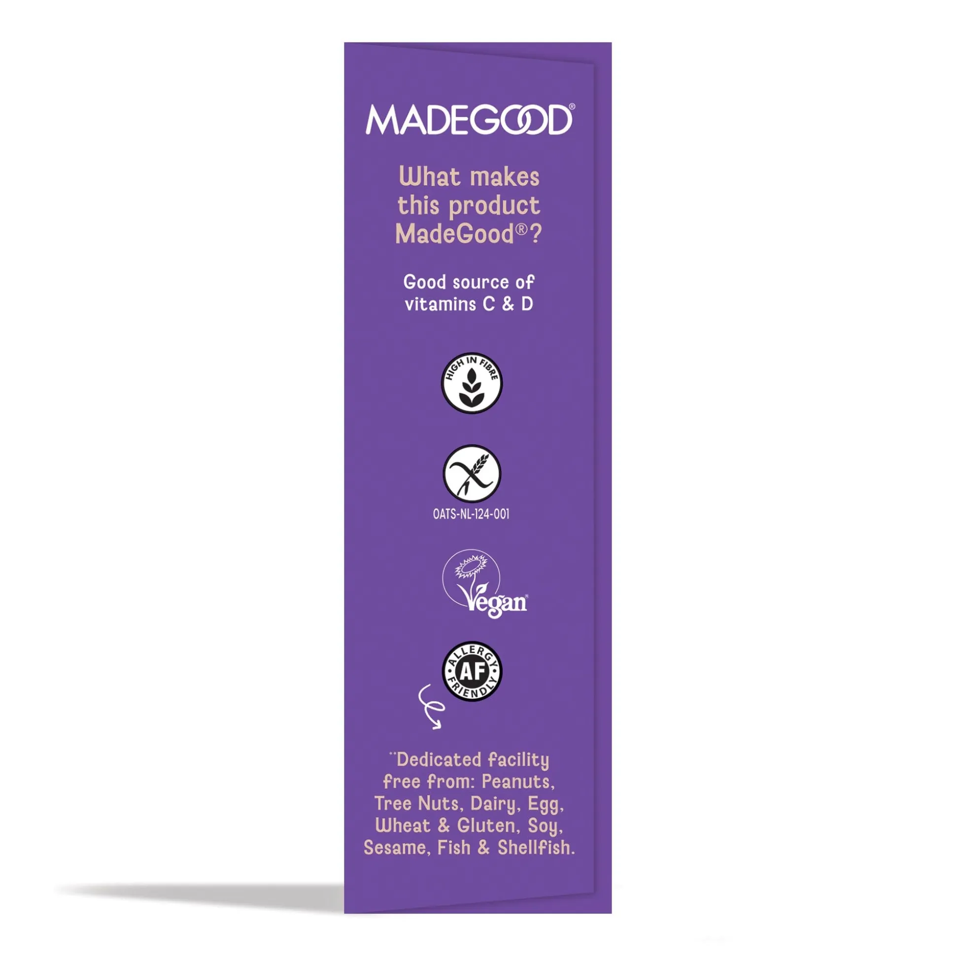 MadeGood Granola Bar, Mixed Berry 6x24g
