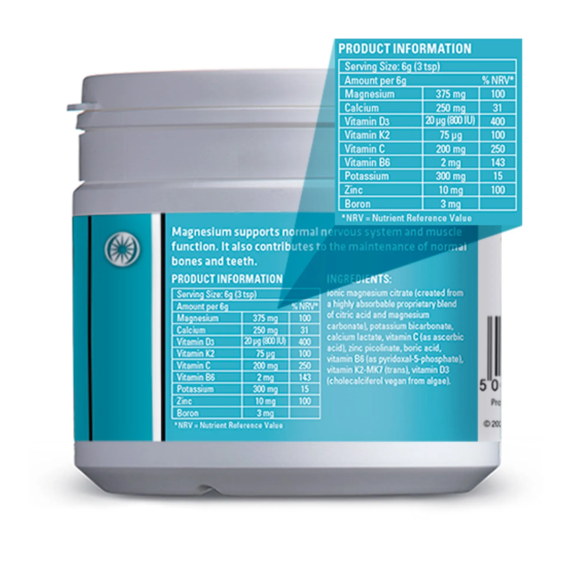 MAG365 Plus Calcium 210g