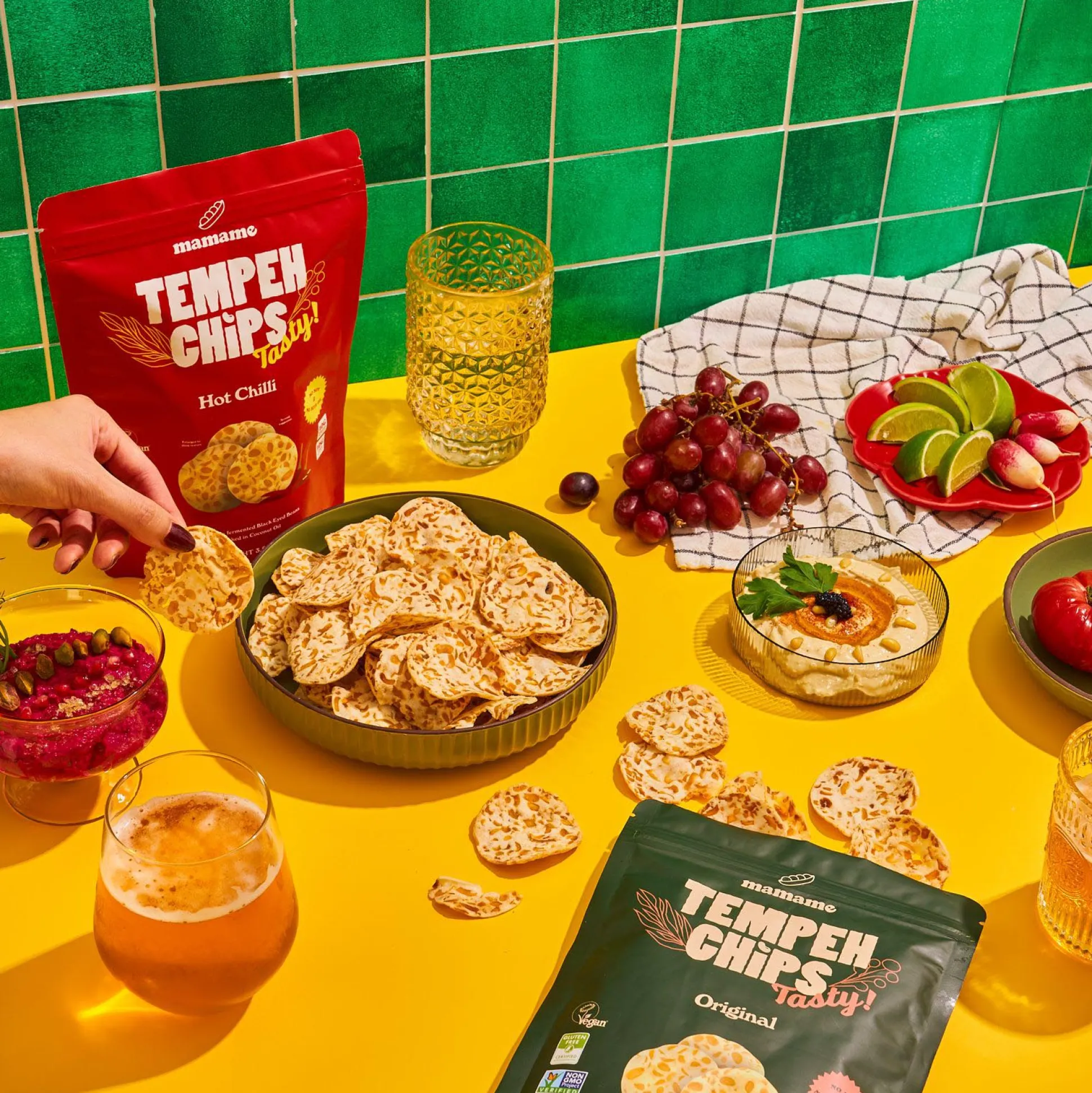 Mamame Tempeh Chips Original 100g