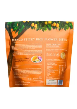 Mango Sticky Rice Flower Bites 30g