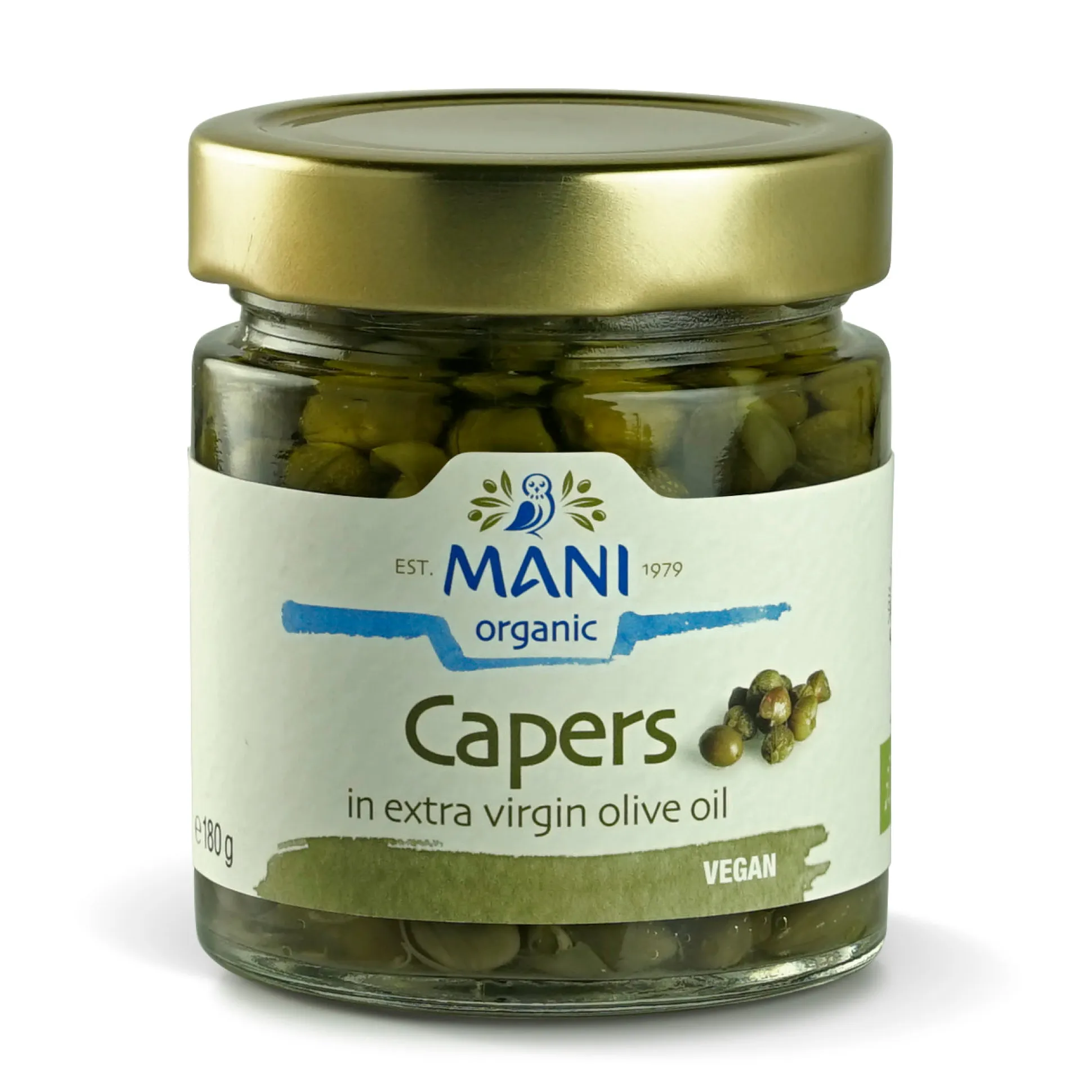 Mani Capers in Extra Virgin Olive Oil 180g