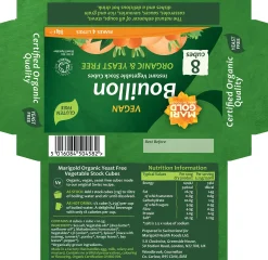 Marigold Organic Bouillon Yeast Free 8 cubes