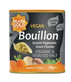 Marigold Organic Low Salt Vegan Bouillon Powder 140g