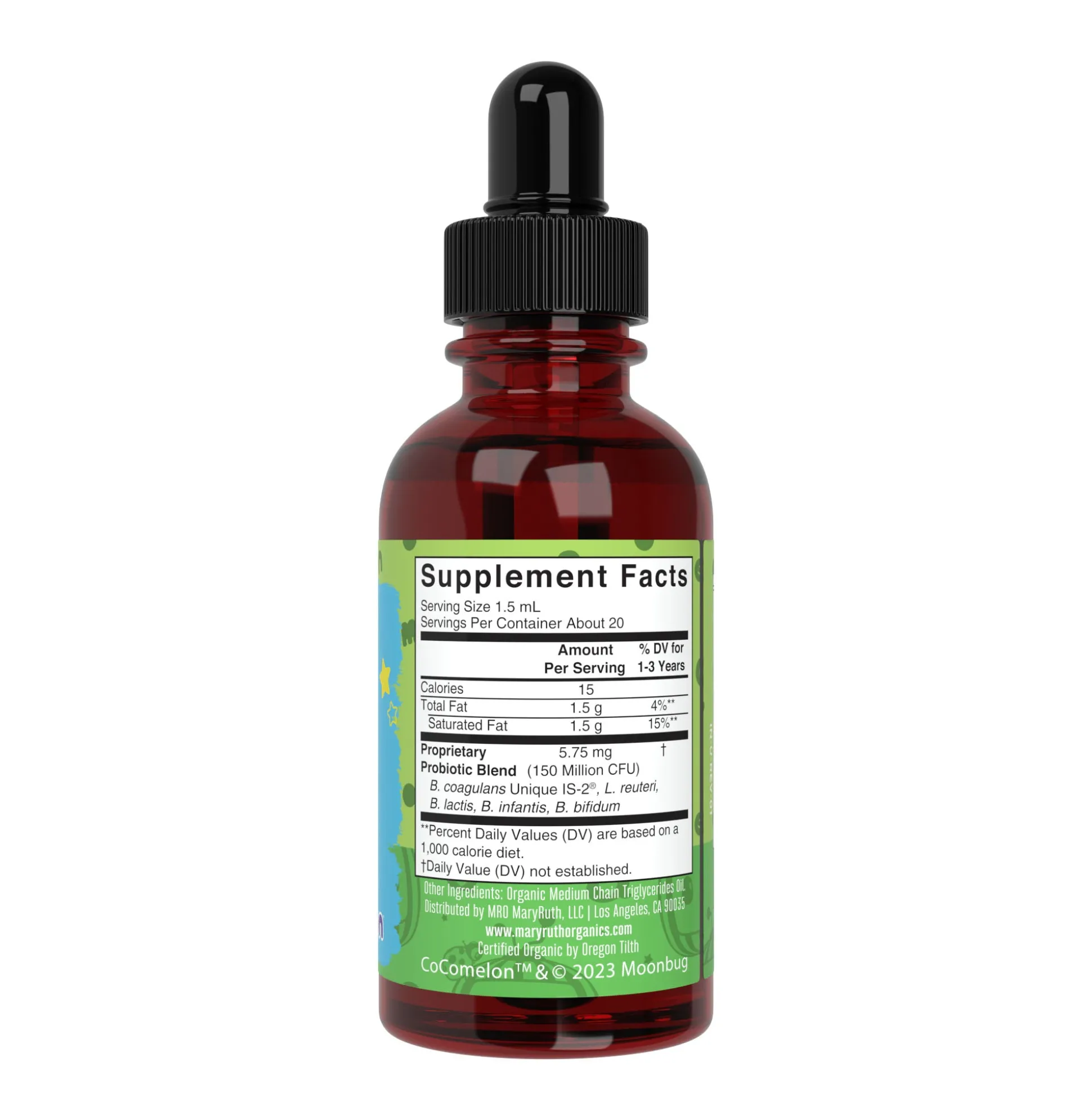 MaryRuth's Coco Toddler Probiotic Drops, Unflavored 29ml