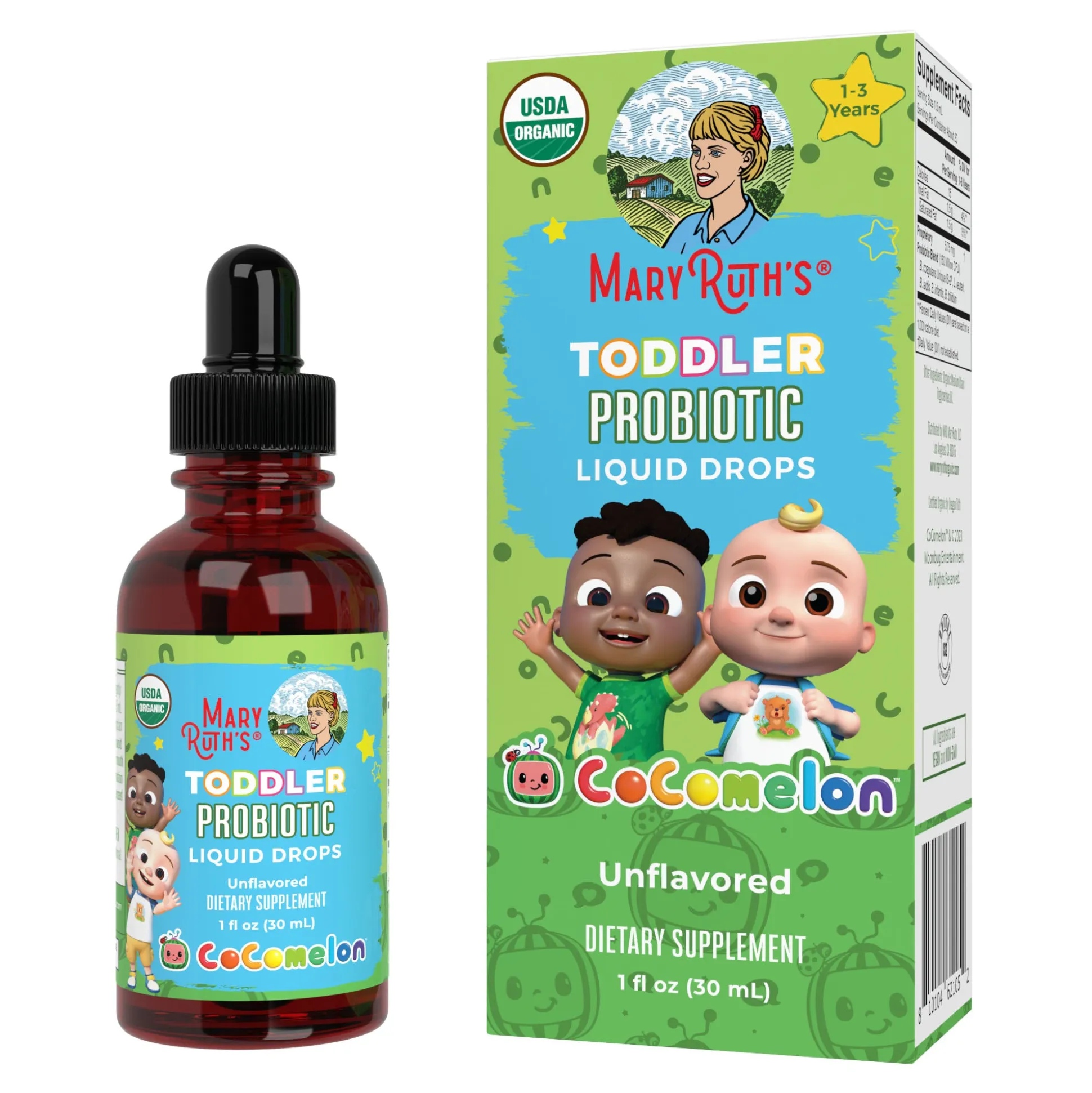 MaryRuth's Coco Toddler Probiotic Drops, Unflavored 29ml