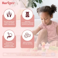 MaryRuth's Kids Probiotic 60 Gummies (Strawberry) 60 gummies