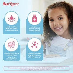 MaryRuth's Kids Zinc Drops, Berry 59ml