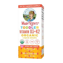 MaryRuth's Toddler Vitamin D3+K2 Drops, Unflavored 29ml
